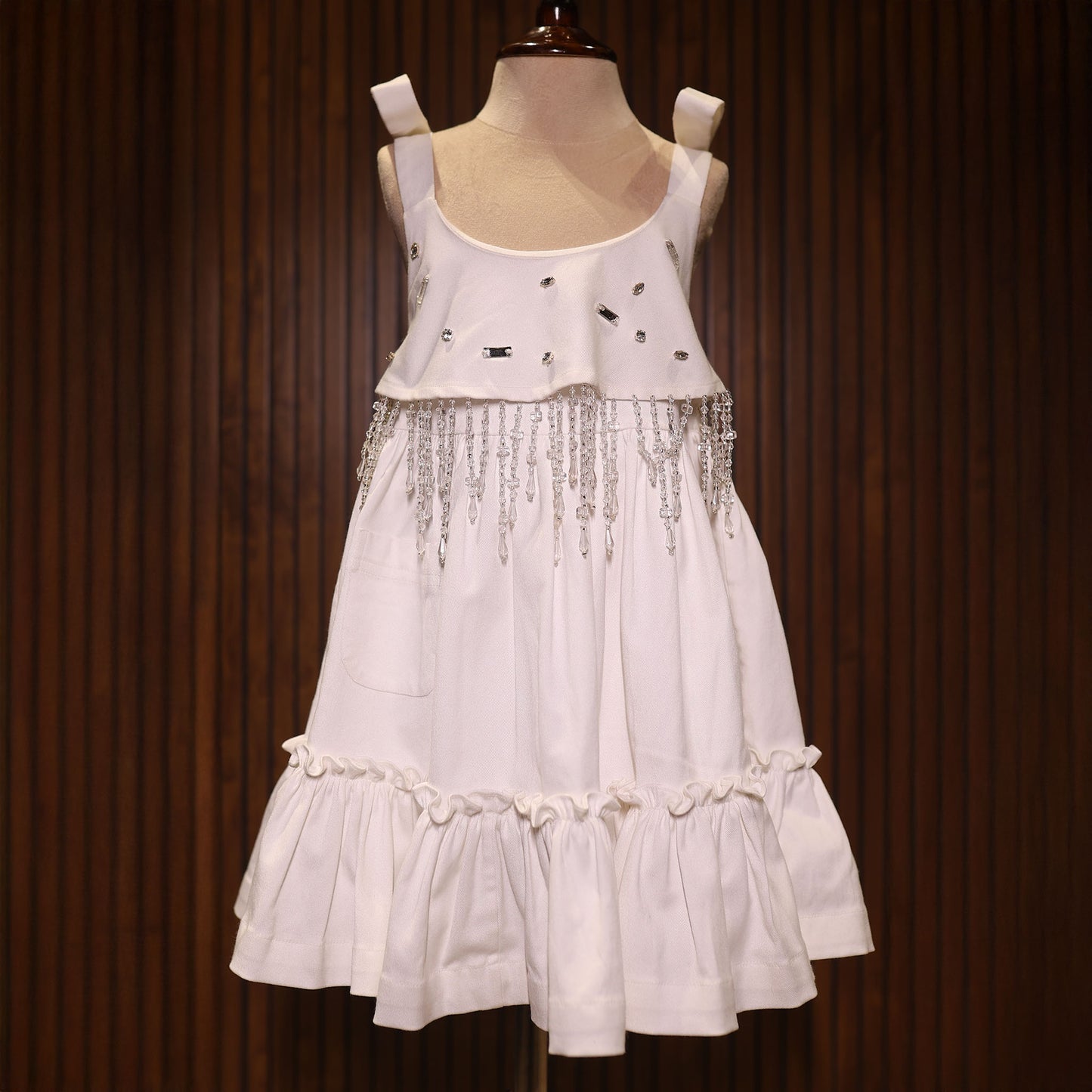 Twinkle Twirl White dress