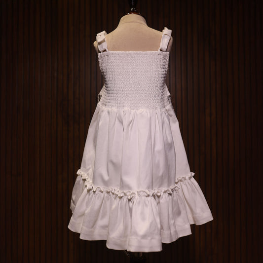 Twinkle Twirl White dress