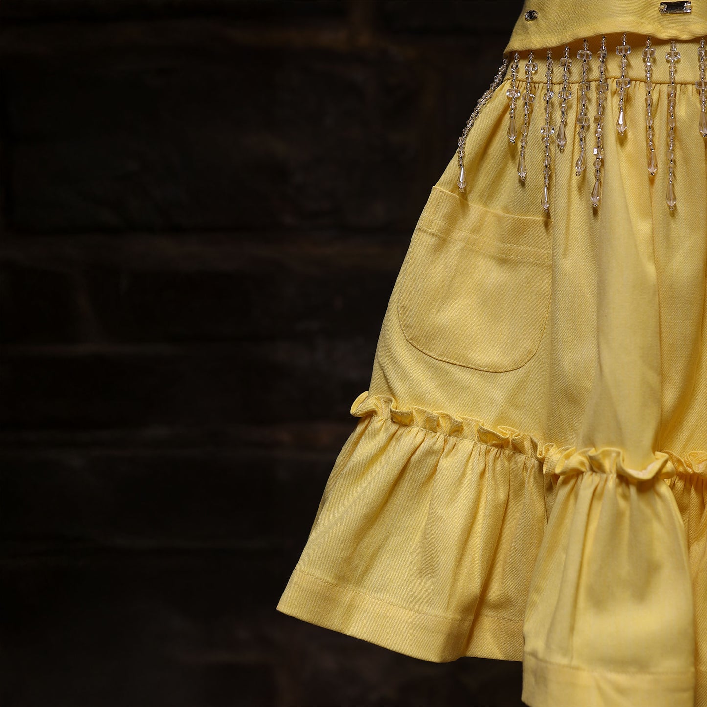 Twinkle Twirl Yellow  dress