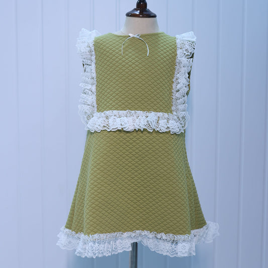 Olive glimmer Dress